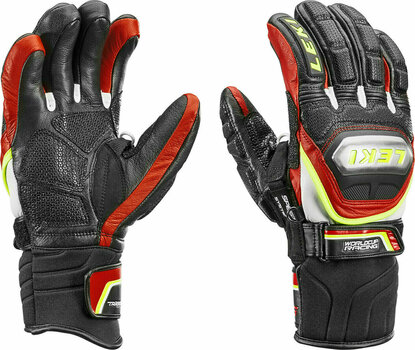 Lyžařské rukavice Leki Worldcup Race TI S Speed System Black-Red-White-Yellow 9 - 1