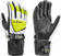 Ski Gloves Leki Griffin S White-Lime-Black 10