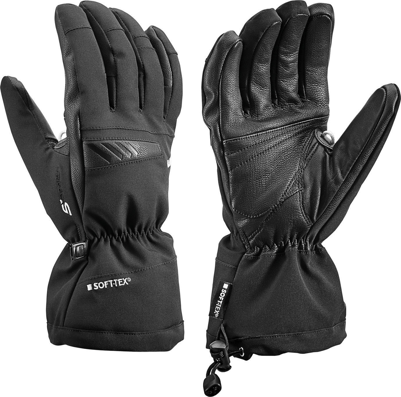 Lyžařské rukavice Leki Scero S Black 9