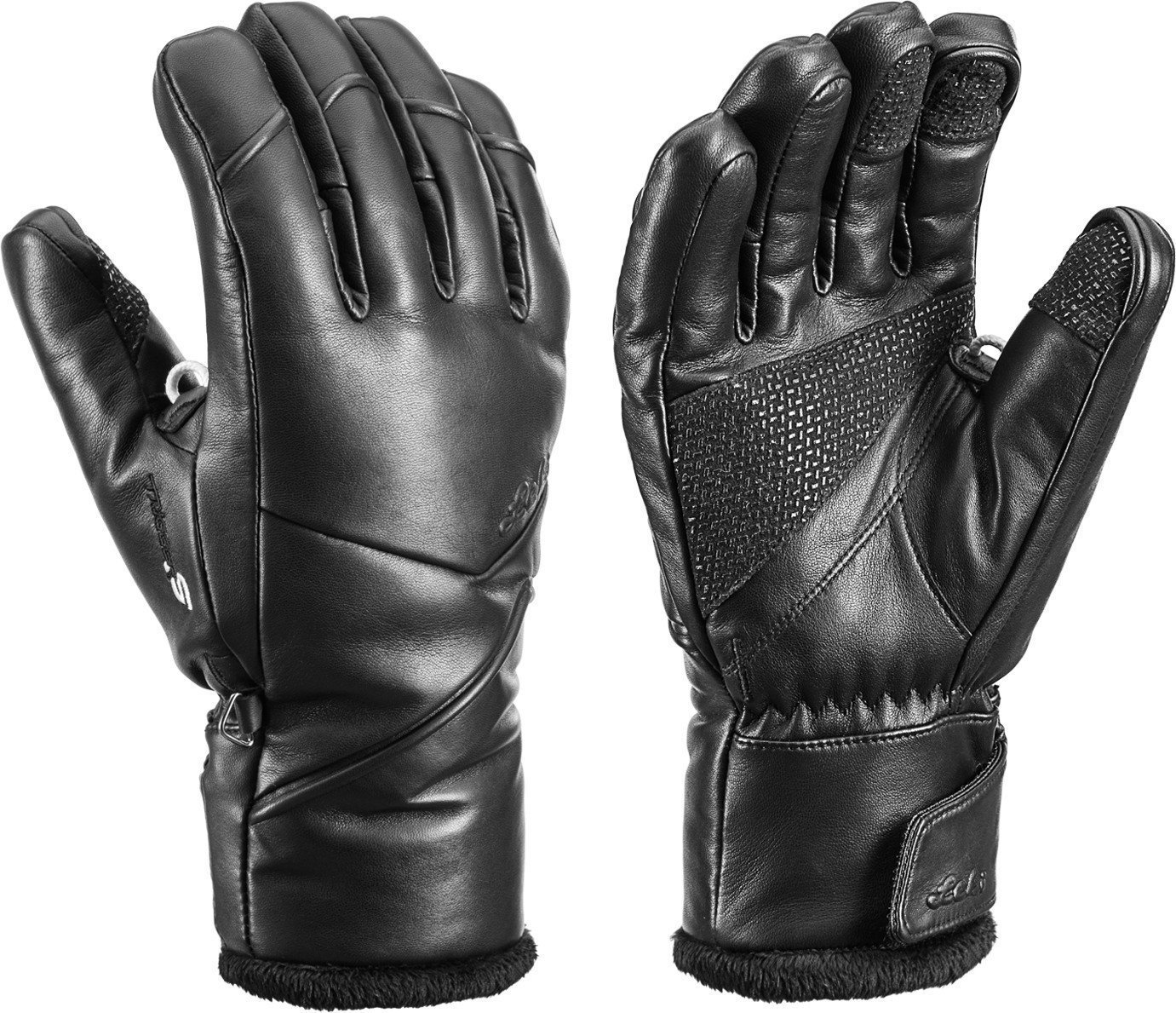 Ski Gloves Leki Fiona S Lady MF Touch Black 7,5 Ski Gloves