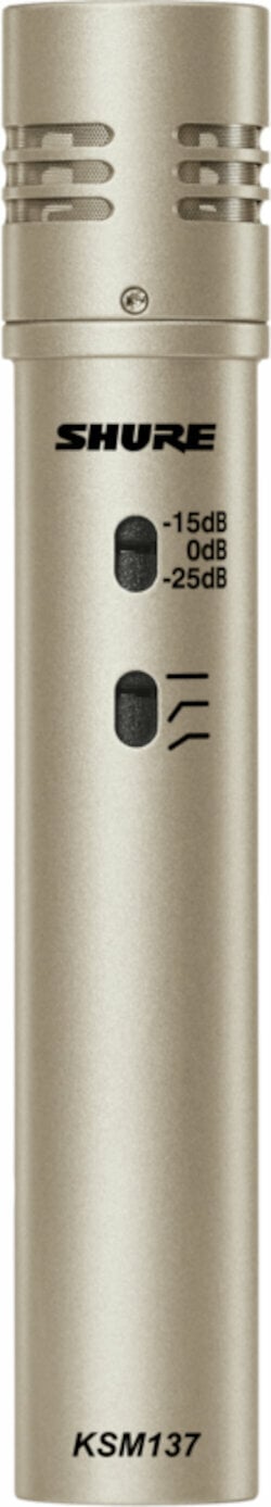 Microfon cu condensator pentru instrumente Shure KSM137SL Microfon cu condensator pentru instrumente