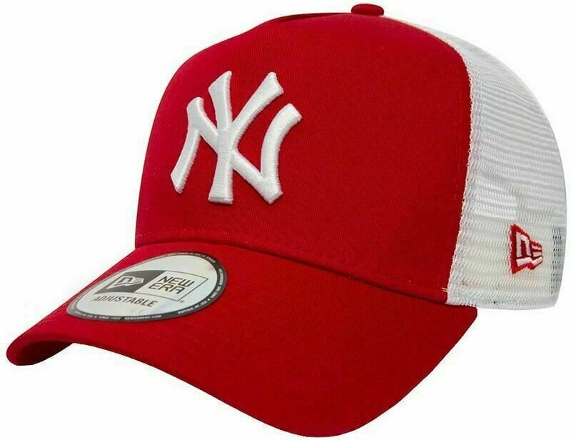Czapka z daszkiem New York Yankees Clean Trucker 2 Red/White UNI Czapka z daszkiem