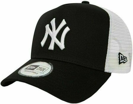 Baseballpet New York Yankees Clean Trucker 2 Black/White UNI Baseballpet - 1