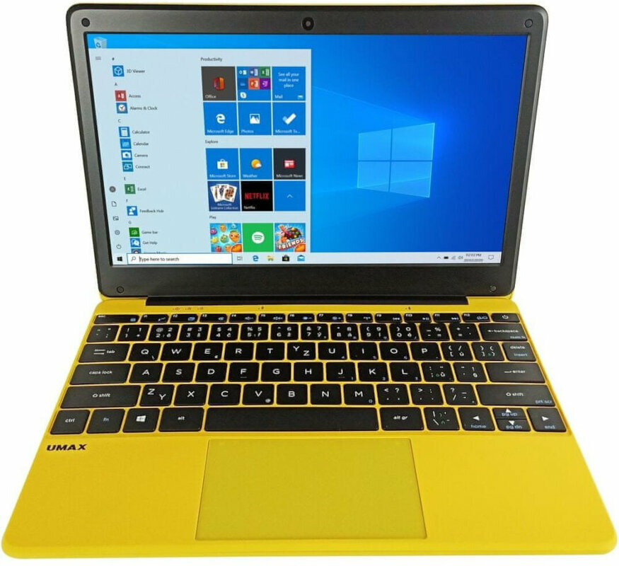 Laptop UMAX VisionBook 12Wr Yellow