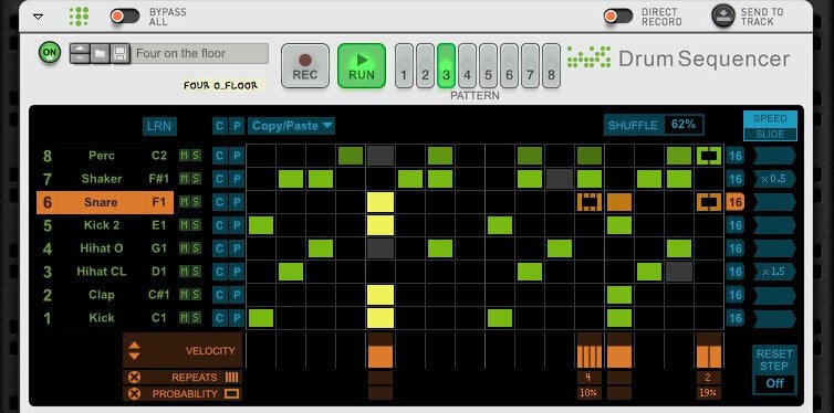 Tonstudio-Software VST-Instrument Reason Studios Drum Sequencer (Digitales Produkt)