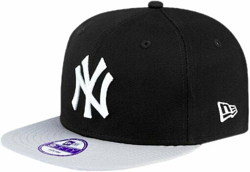 Cap New York Yankees 9Fifty K Cotton Block Black/Grey/White Youth Cap - 1