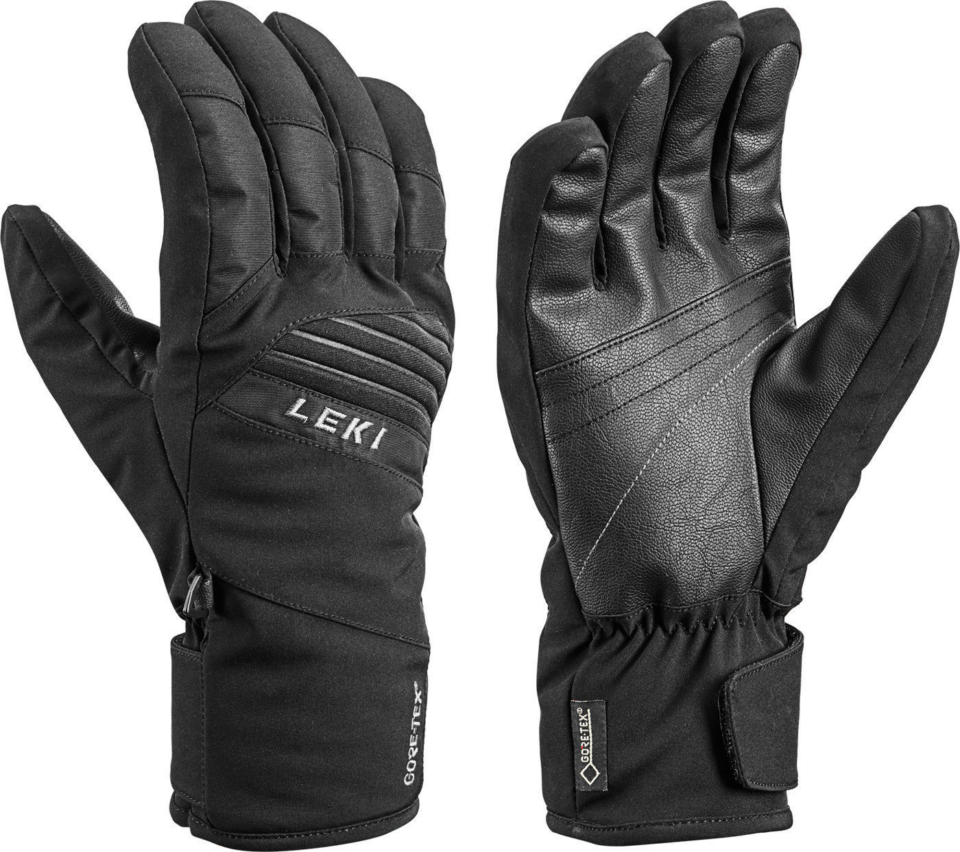 Skijaške rukavice Leki Space GTX Black 8,5 Skijaške rukavice