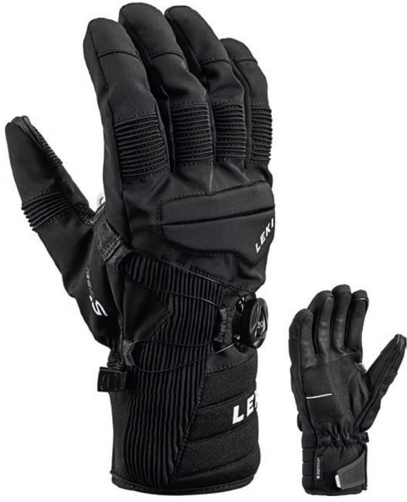 Guantes de esquí Leki Progressive 9 S MF Touch Black 9