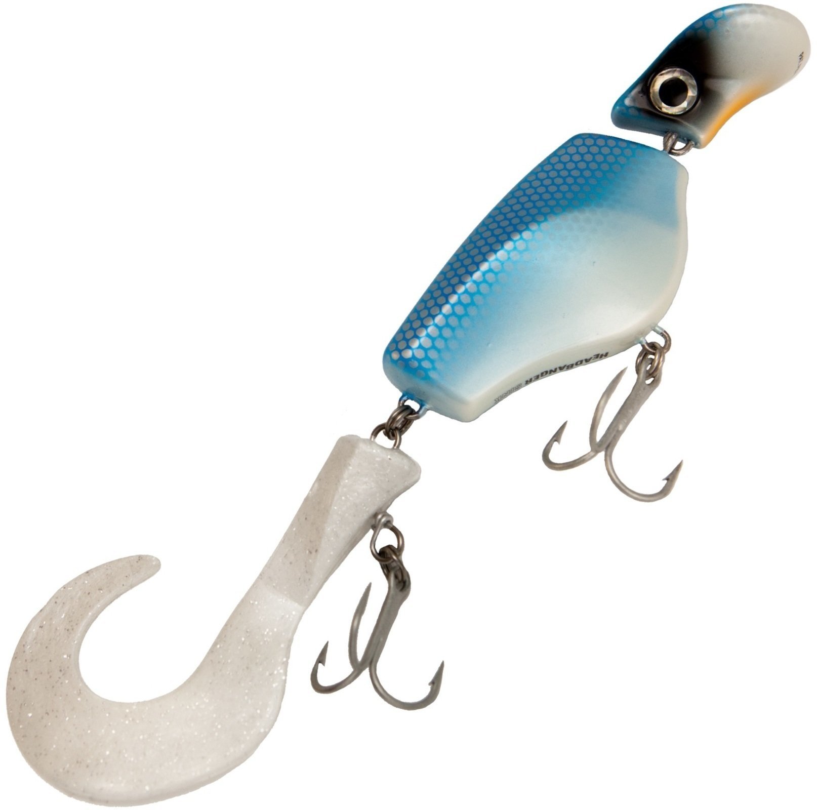 Fishing Wobbler Headbanger Lures Tail Floating Blue/Silver 23 cm 48 g