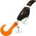 Wobbler de pesca Headbanger Lures Tail Sinking Negro-Orange 23 cm 58 g
