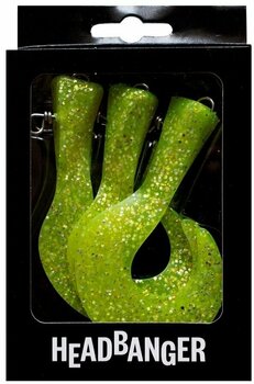 Wobler Headbanger Lures Tail Tails Chartreuse - 1