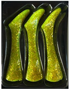 Wobler Headbanger Lures Shad 22 Tails Chartreuse - 1