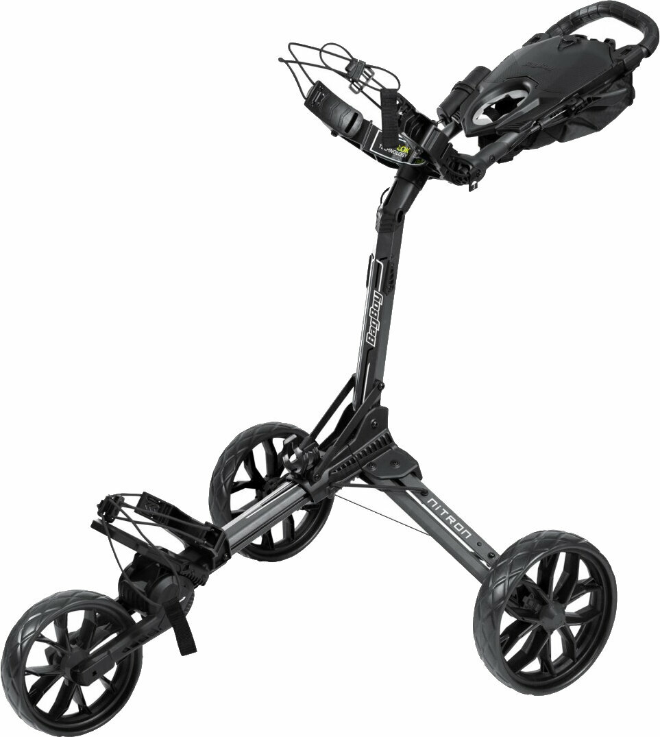 Ръчна количка за голф BagBoy Nitron Graphite/Charcoal Ръчна количка за голф
