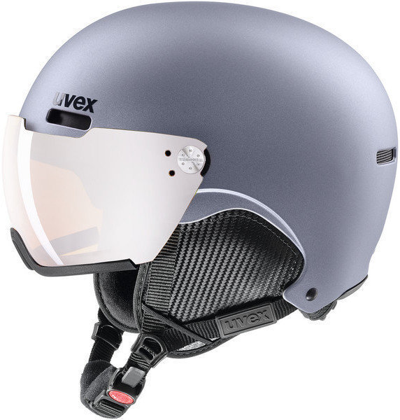 Lyžařská helma UVEX Hlmt 500 Visor Strato Met Mat 55-59 cm 18/19