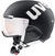 Casque de ski UVEX Hlmt 500 Visor Black/White Matt 55-59 cm Casque de ski