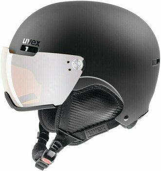 Lyžařská helma UVEX Hlmt 500 Visor Black Mat 55-59 cm 17/18 - 1