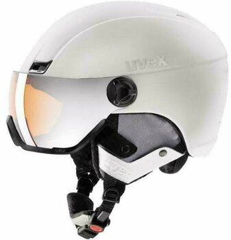 Skihjelm UVEX Hlmt 400 Visor Style White Matt 53-58 cm Skihjelm - 1