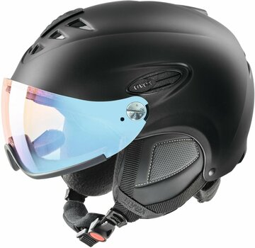 Ski Helmet UVEX Hlmt 300 Visor Vario Black Mat 57-59 cm 17/18 - 1