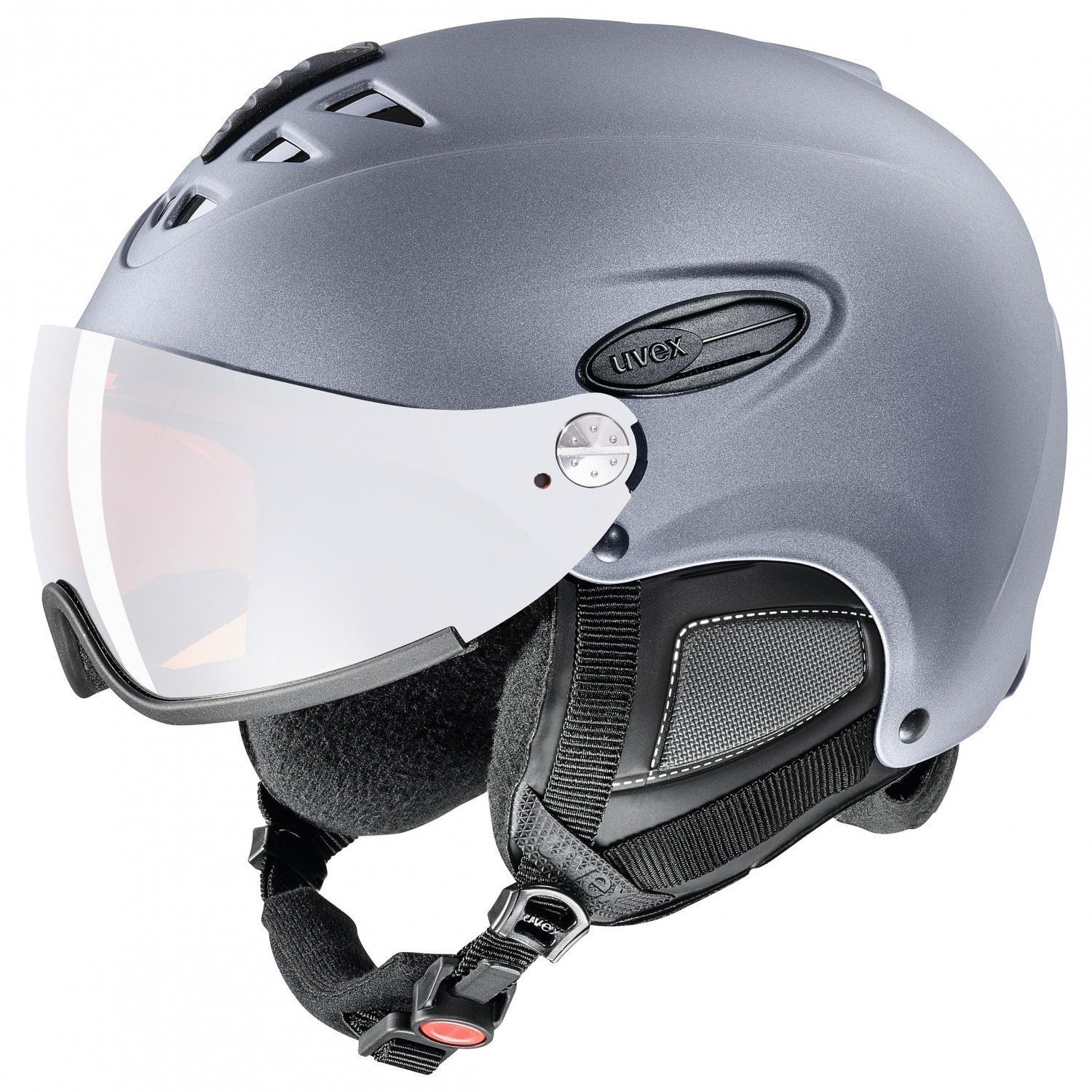 Ski Helmet UVEX Hlmt 300 Visor Strato Met Mat 55-58 cm 18/19