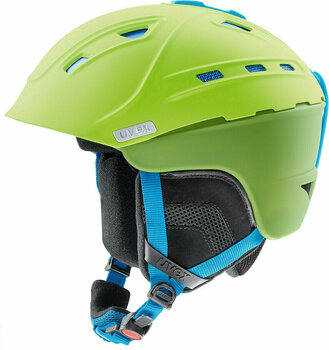 Ski Helmet UVEX P2US Green-Liteblue Mat XS/S Ski Helmet - 1