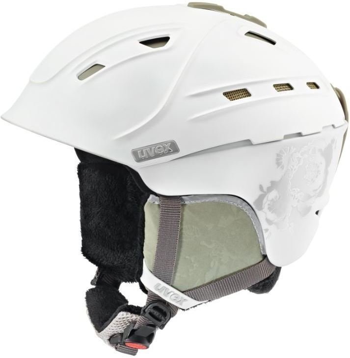 Ski Helmet UVEX P2US WL White-Prosecco Mat 51-55 cm 17/18
