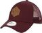 Kappe New Era 9Forty AF Trucker Heritage Patch Burgundy UNI Kappe