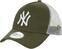 Baseball Kapa New York Yankees 9Forty MLB AF Trucker League Essential Olive Green/White UNI Baseball Kapa