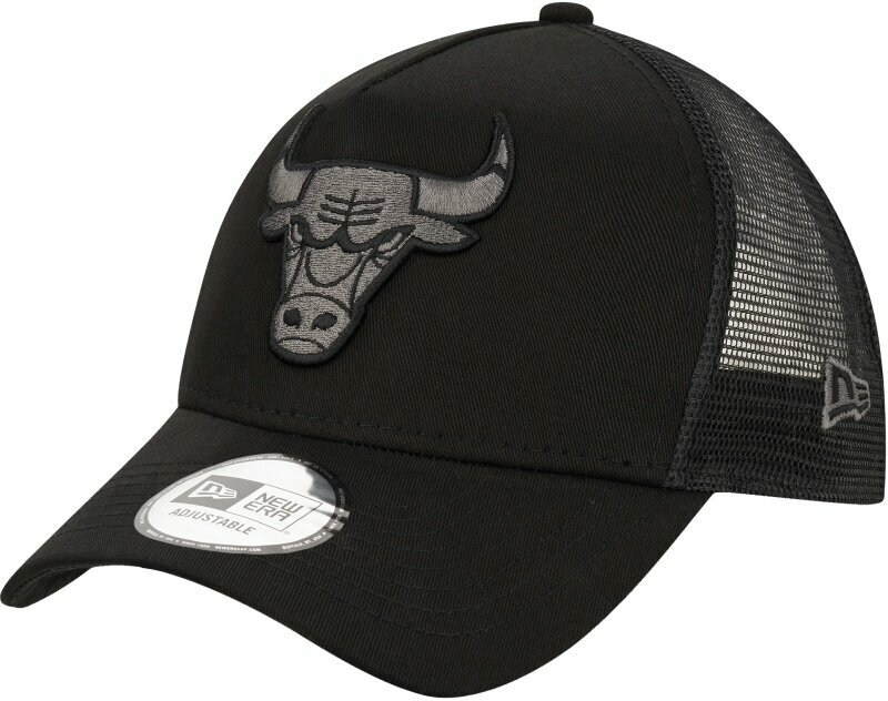 Chicago Bulls 9Forty NBA AF Trucker Bob Team Logo Black/Black UNI Gorra