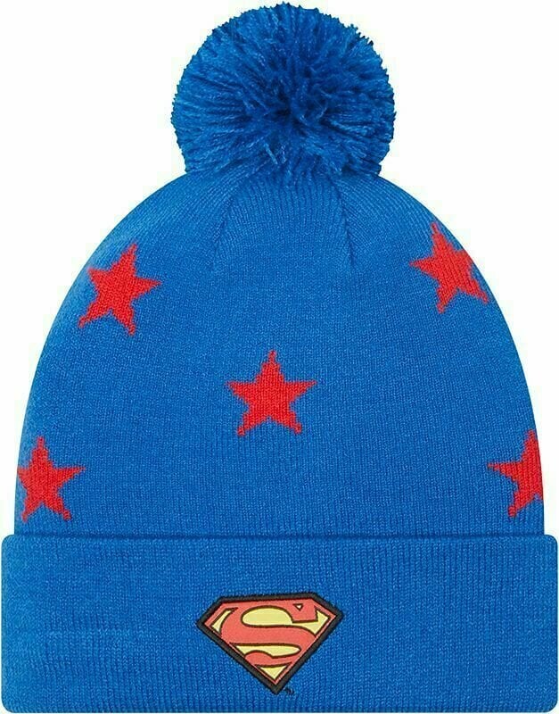 Zimowa czapka New Era Cy Star Bobble Superman Child Zimowa czapka