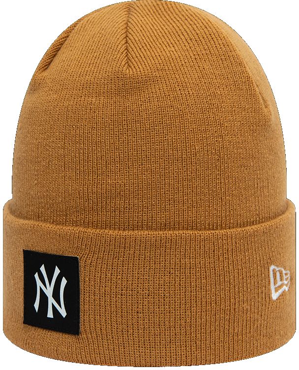 brown yankees beanie