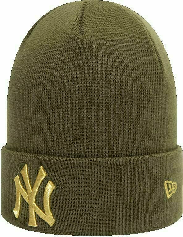 Beanie New York Yankees MLB Metallic Logo Olive UNI Beanie