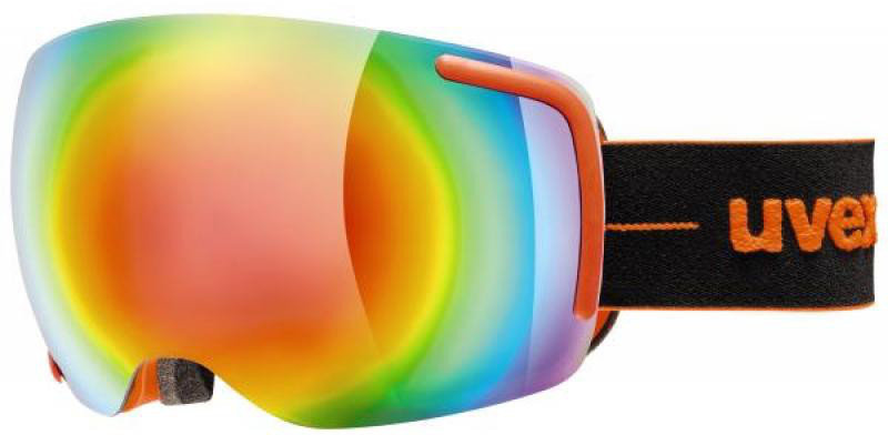 Ski Brillen UVEX Big 40 FM Orange/Mirror Rainbow 17/18
