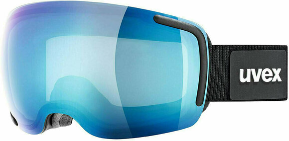 Okulary narciarskie UVEX Big 40 FM Black-Blue Mat/Mirror Blue 17/18 - 1