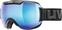 Skijaške naočale UVEX Downhill 2000 FM Black Mat/Mirror Blue Skijaške naočale