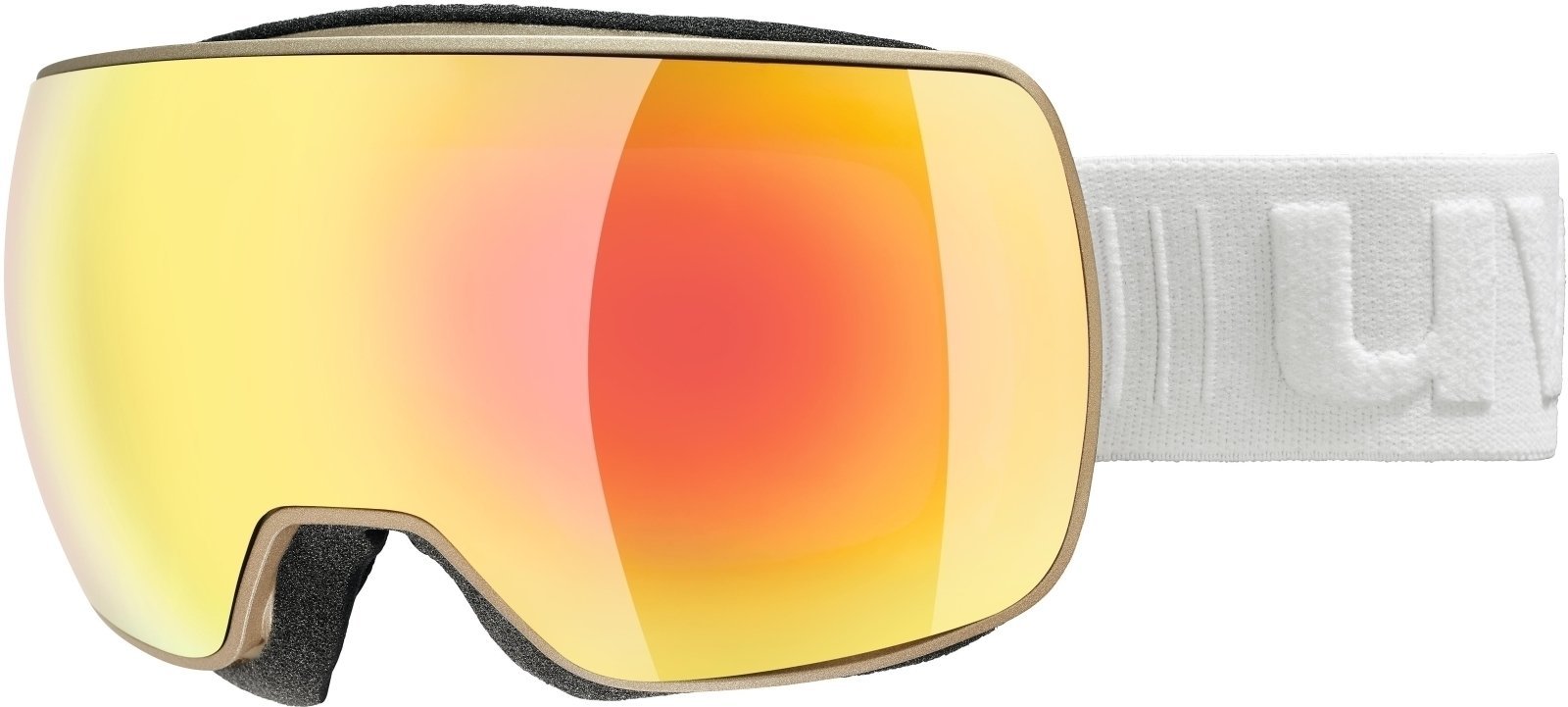 Gafas de esquí UVEX Compact FM Prosecco Mat/Mirror Orange 18/19