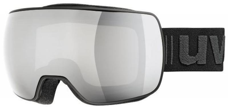 Gafas de esquí UVEX Compact LM Black Mat/Litemirror Silver 17/18