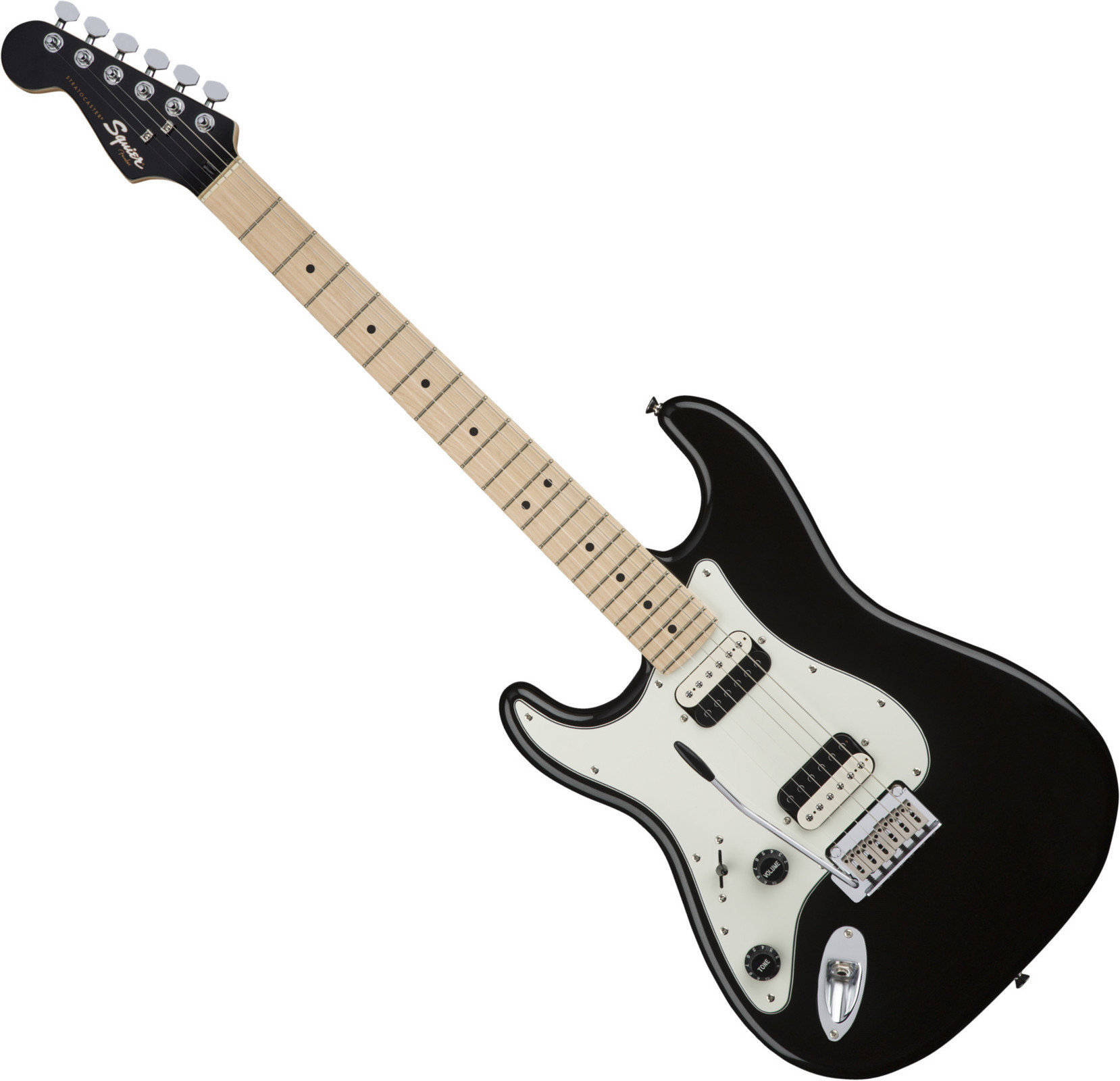 Elektromos gitár Fender Squier Contemporary Stratocaster HH IL LH Black Metallic