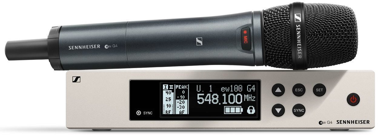Handheld draadloos systeem Sennheiser ew 100 G4-835-S-E