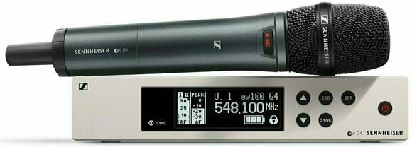Set Microfoni Palmari Wireless Sennheiser ew 100 G4-845-S 1G8: 1785-1800 MHz - 1