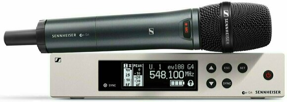Джобна безжична система Sennheiser ew 100 G4-865-S A1: 470-516 MHz - 1