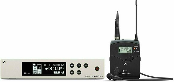 Conjunto Lavalier Inalámbrico Sennheiser ew 100 G4-ME2 A1: 470-516 MHz - 1