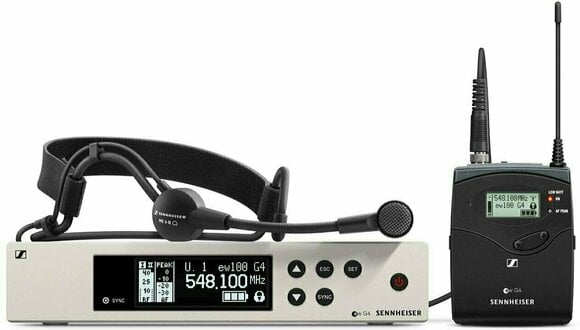 Set microfoane fără fir cu lavalieră Sennheiser ew 100 G4-ME3 1G8: 1785-1800 MHz - 1