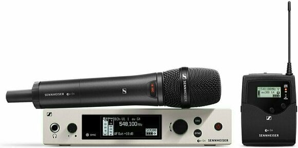 Microfon de mână fără fir Sennheiser ew 300 G4-BASE COMBO BW: 626-698 MHz - 1