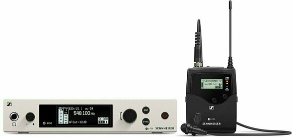 Set microfoane fără fir cu lavalieră Sennheiser EW 300 G4-ME2-RC AW+: 470-558 MHz - 1