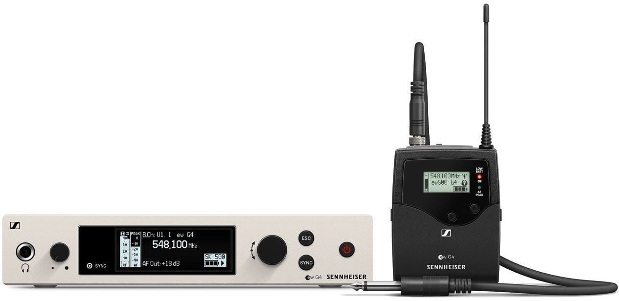 Système sans fil avec micro main Sennheiser ew 500 G4-CI1 AW+: 470-558 MHz
