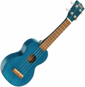 Soprano ukulele Mahalo MK1 Soprano ukulele Transparent Blue