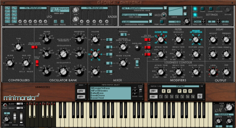 VST Instrument GForce Minimonsta (Digital product)