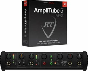 USB Audiointerface IK Multimedia AXE I/O + AmpliTube 5 MAX Bundle USB Audiointerface