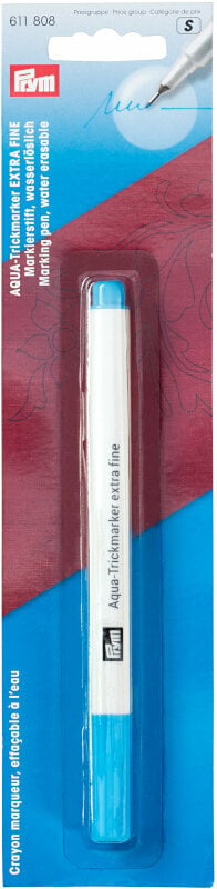 Маркираща писалка
 PRYM Aqua Trick Marker Extra Fine Water Erasable Маркираща писалка
 Turquoise