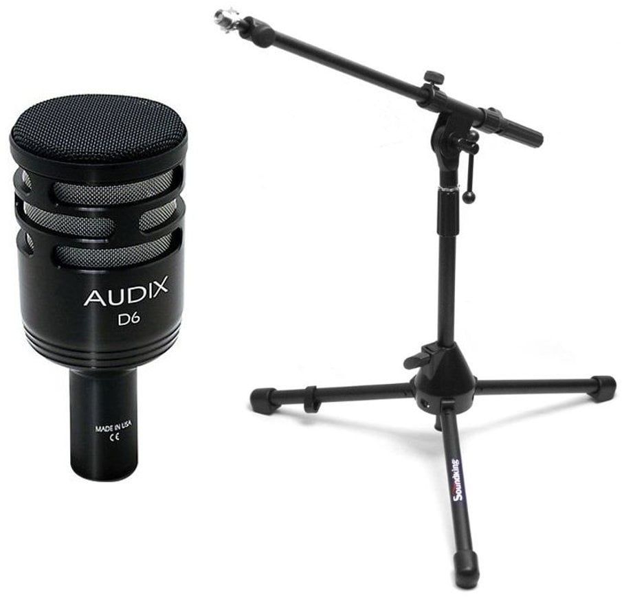 Mikrofon pro basový buben AUDIX D6 SET Mikrofon pro basový buben